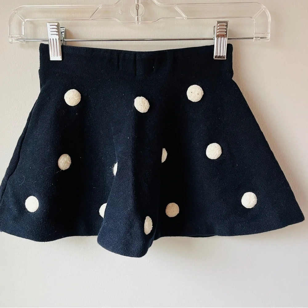 H&M Girls Navy Polka Dot Twirl Dress